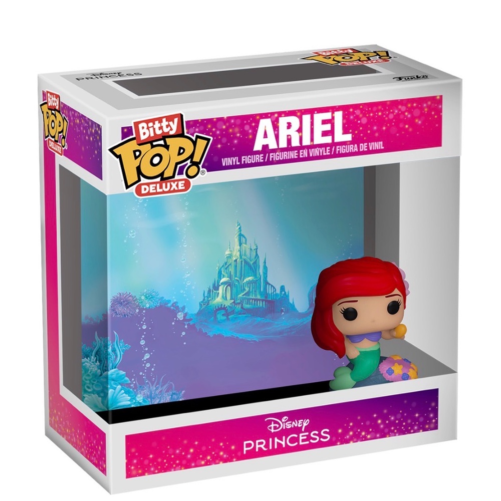 Ariel The Little Mermaid ~ Funko Bitty Pop Deluxe Disney Princess-BNWT